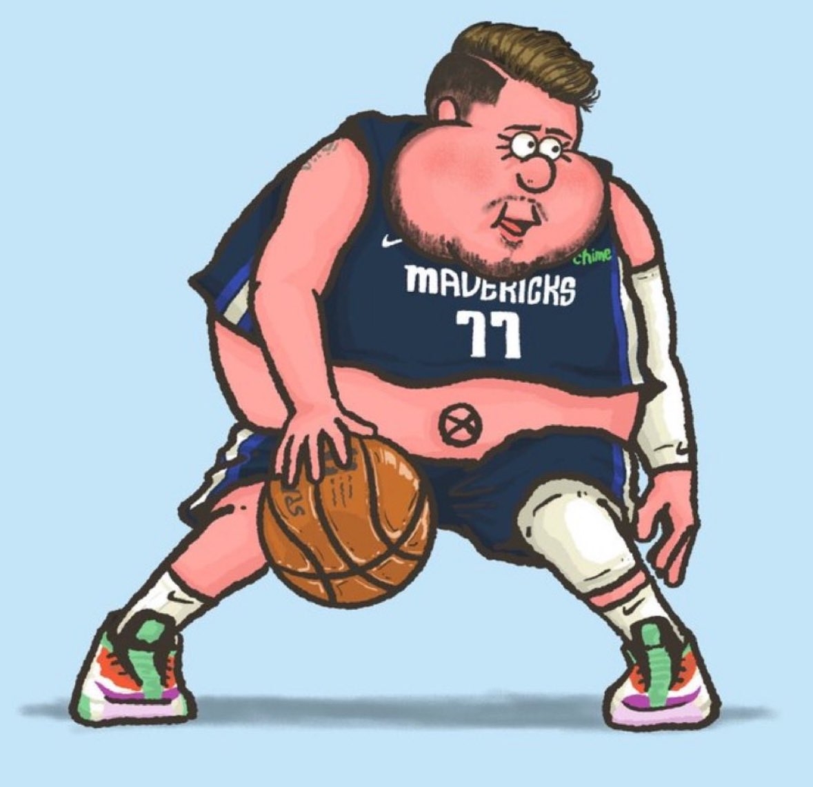 ESPN:东契奇的体重已接近270磅 独行侠对此非常担心