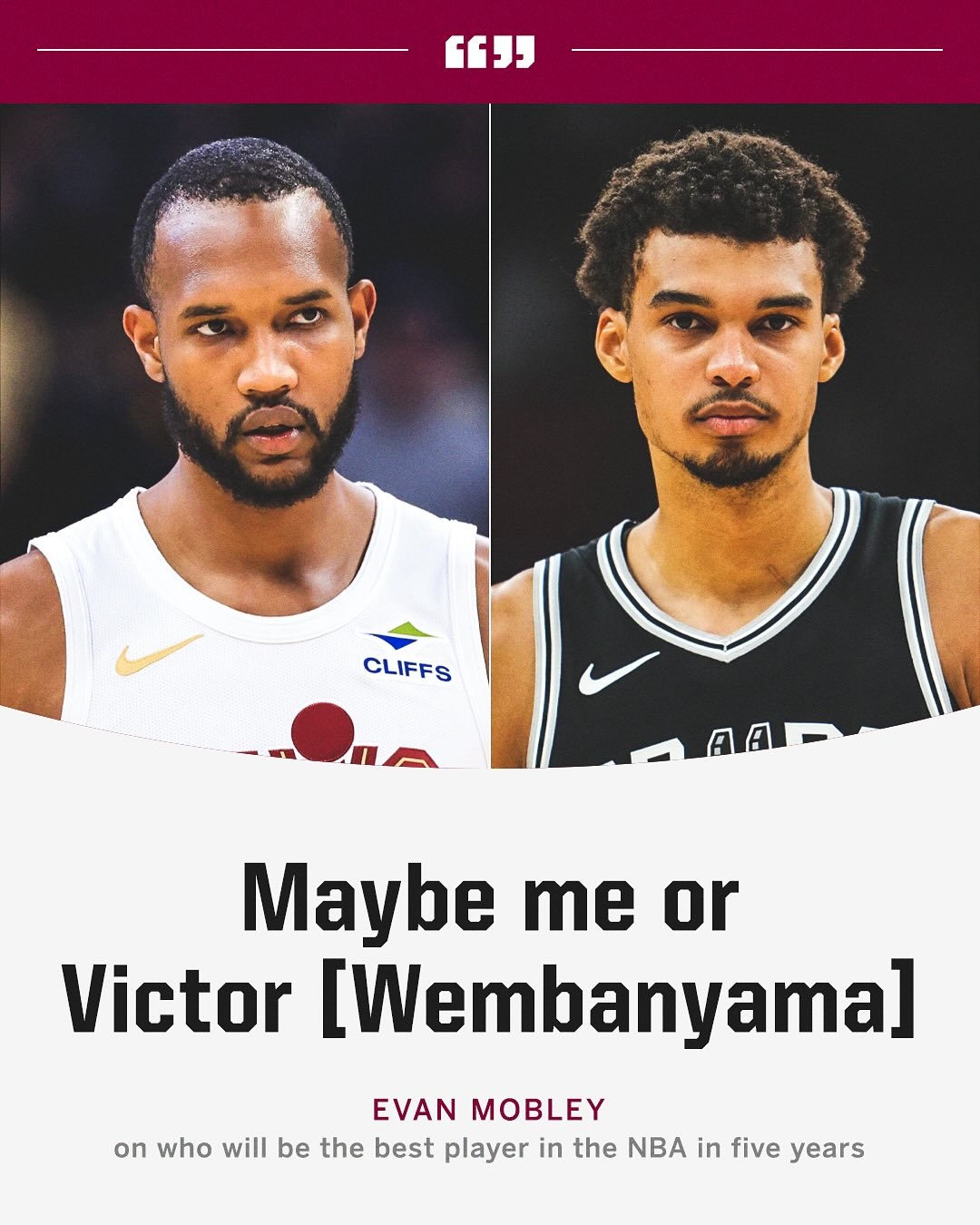 未来5年NBA最好的球员会是谁?莫布里:可能是我或者文班亚马